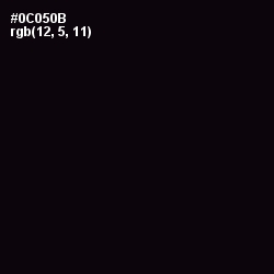 #0C050B - Cod Gray Color Image