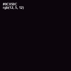 #0C050C - Cod Gray Color Image