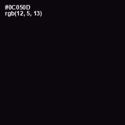 #0C050D - Cod Gray Color Image