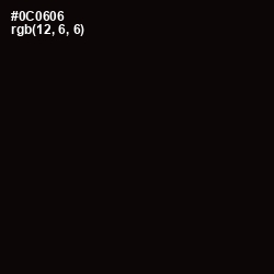#0C0606 - Cod Gray Color Image
