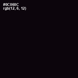 #0C060C - Cod Gray Color Image