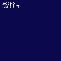 #0C084D - Stratos Color Image