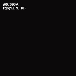#0C090A - Cod Gray Color Image