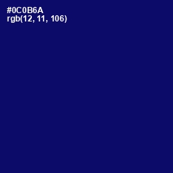 #0C0B6A - Arapawa Color Image