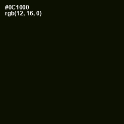 #0C1000 - Black Forest Color Image