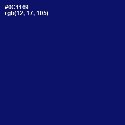 #0C1169 - Arapawa Color Image