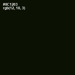 #0C1203 - Black Forest Color Image