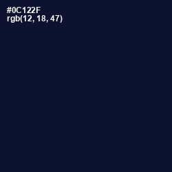 #0C122F - Black Pearl Color Image