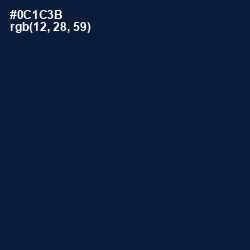 #0C1C3B - Tangaroa Color Image