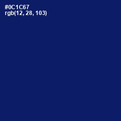 #0C1C67 - Lucky Point Color Image