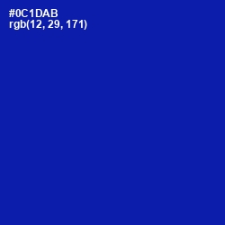 #0C1DAB - Torea Bay Color Image