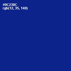 #0C238C - Resolution Blue Color Image