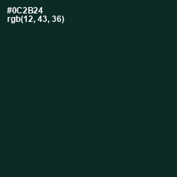 #0C2B24 - Burnham Color Image