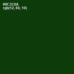 #0C3C0A - Palm Leaf Color Image