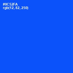 #0C52FA - Blue Ribbon Color Image