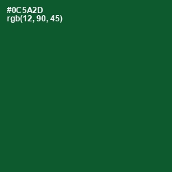 #0C5A2D - Kaitoke Green Color Image