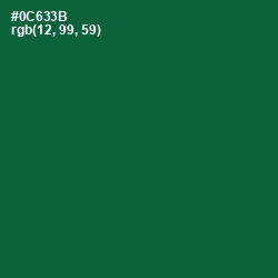 #0C633B - Fun Green Color Image
