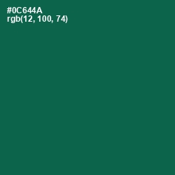 #0C644A - Jewel Color Image