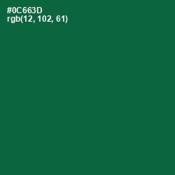 #0C663D - Fun Green Color Image