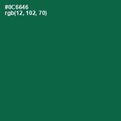 #0C6646 - Jewel Color Image