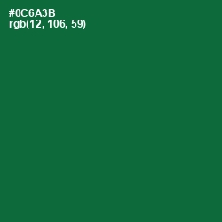 #0C6A3B - Fun Green Color Image