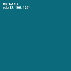 #0C6A7D - Atoll Color Image