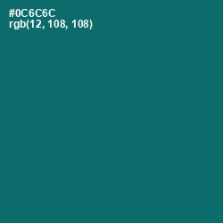 #0C6C6C - Mosque Color Image