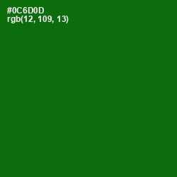 #0C6D0D - Japanese Laurel Color Image