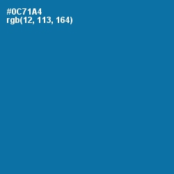 #0C71A4 - Allports Color Image