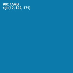 #0C7AAB - Deep Cerulean Color Image