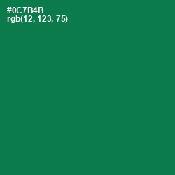 #0C7B4B - Salem Color Image