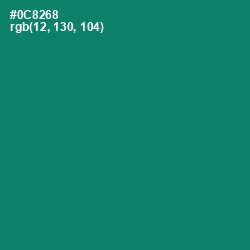 #0C8268 - Deep Sea Color Image