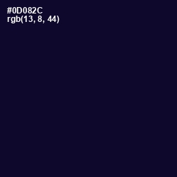 #0D082C - Black Rock Color Image