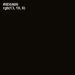 #0D0A06 - Cod Gray Color Image