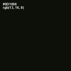 #0D1008 - Gordons Green Color Image