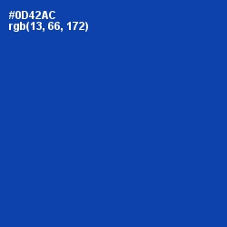 #0D42AC - Cobalt Color Image