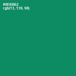 #0D8B62 - Deep Sea Color Image