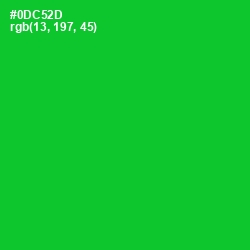 #0DC52D - Green Color Image