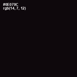 #0E070C - Cod Gray Color Image