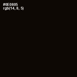 #0E0805 - Cod Gray Color Image