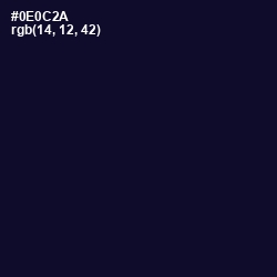 #0E0C2A - Black Rock Color Image