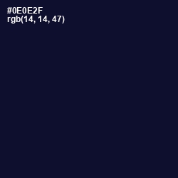 #0E0E2F - Black Rock Color Image