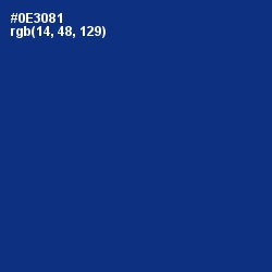 #0E3081 - Resolution Blue Color Image