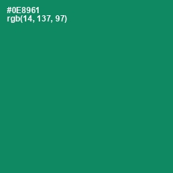 #0E8961 - Deep Sea Color Image