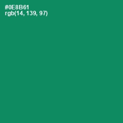 #0E8B61 - Deep Sea Color Image