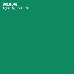 #0E8B62 - Deep Sea Color Image