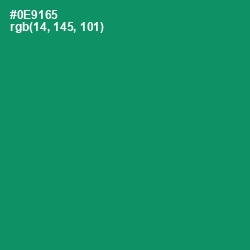 #0E9165 - Elf Green Color Image