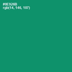 #0E926B - Elf Green Color Image