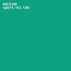 #0EA380 - Niagara Color Image