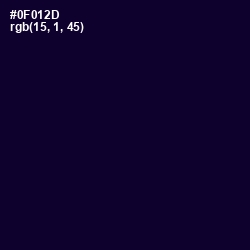 #0F012D - Black Rock Color Image